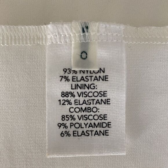 Yigal Azrouel White Sheath Cold Shoulder Dress. Size 0. - Picture 8 of 9